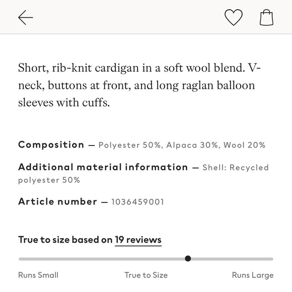 H&M Chunky Knit Cardigan - Picture 6 of 6
